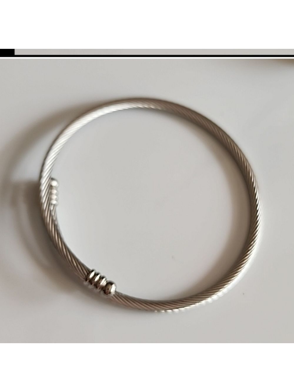 SILVER Charm Bracelet Starter stainless steel  Bracelet